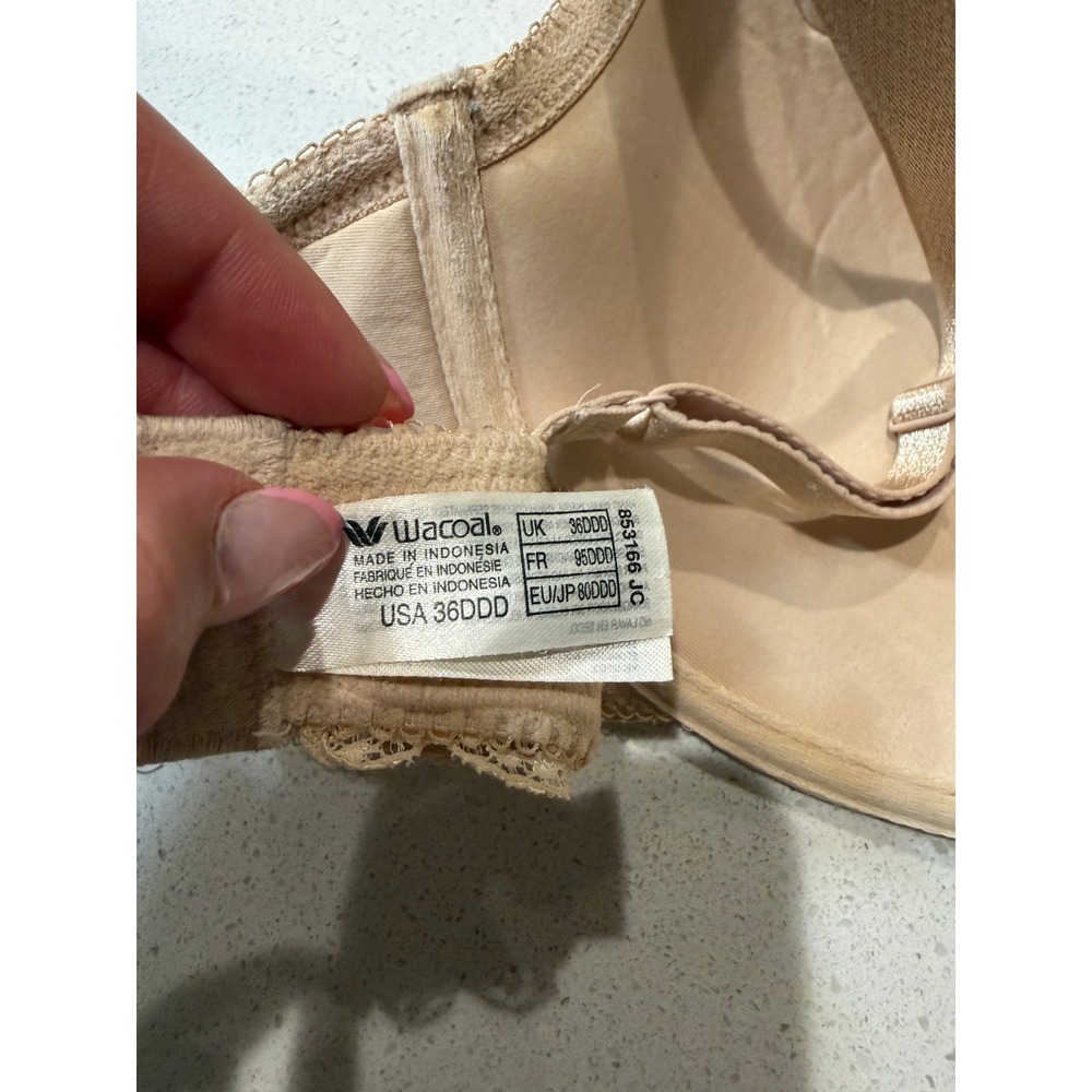 Wacoal All Dressed Up T-Shirt Bra in Nude Size 36DDD - Picture 3 of 3